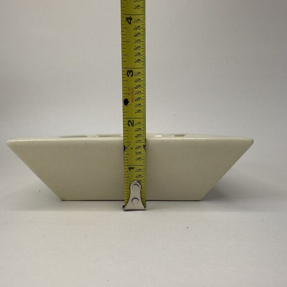 HYALYN POTTERY Porcelain 621 Ashtray Vintage Mallard Ducks 5.25" square - Picture 9 of 12